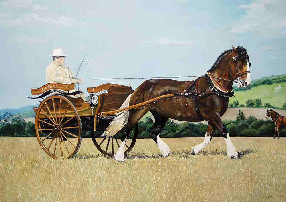 Heavy Horse Painting